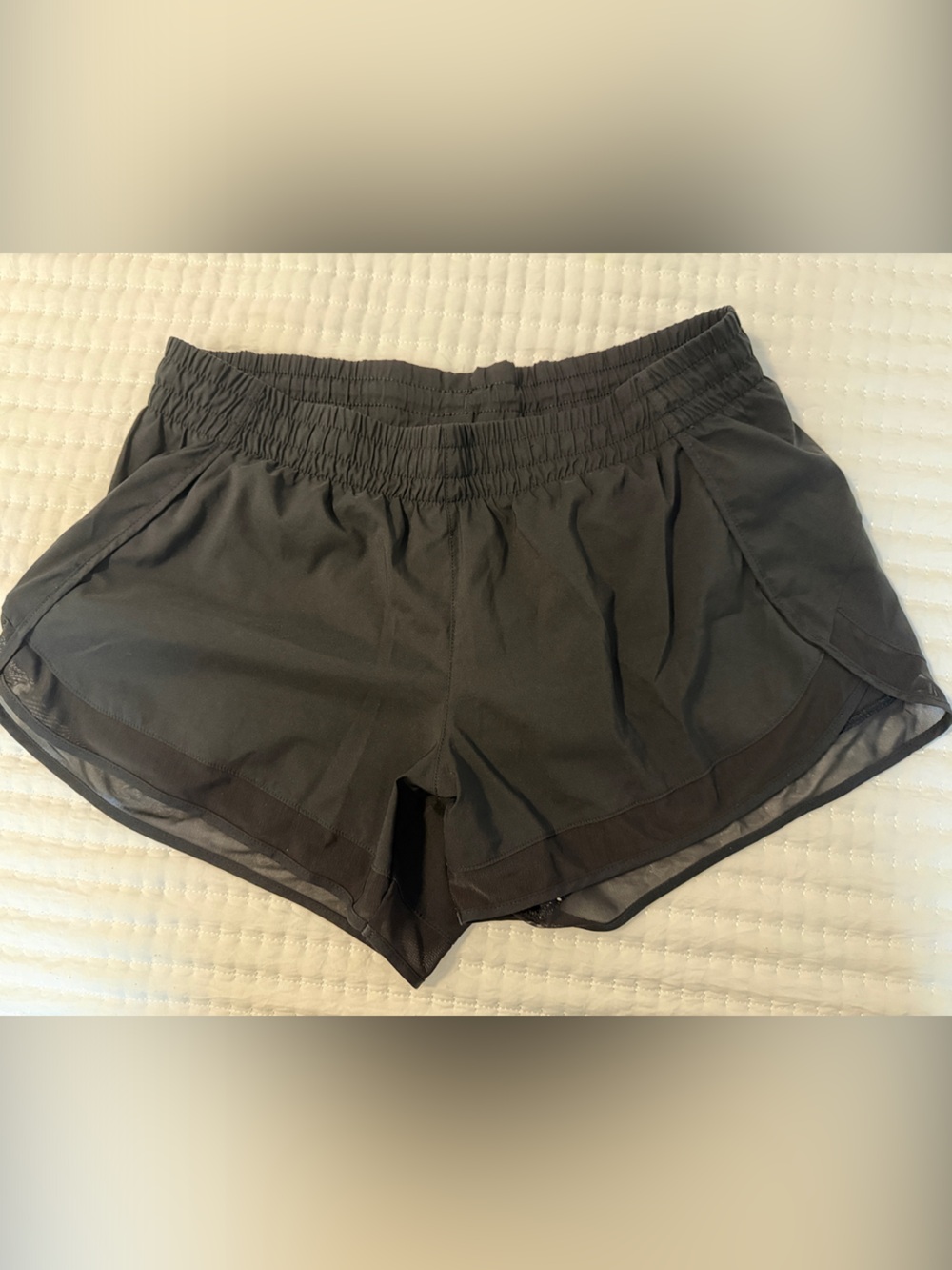 Athleta Women's Mesh Racer Run 4” Short - Black